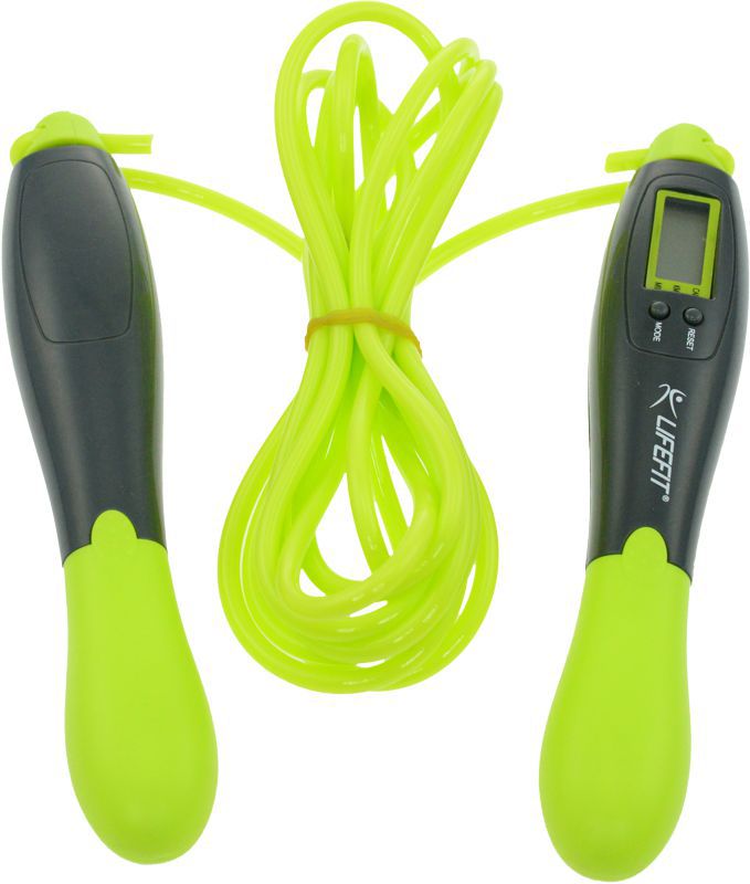 Švihadlo Lifefit DIGITAL ROPE 260cm, zelené