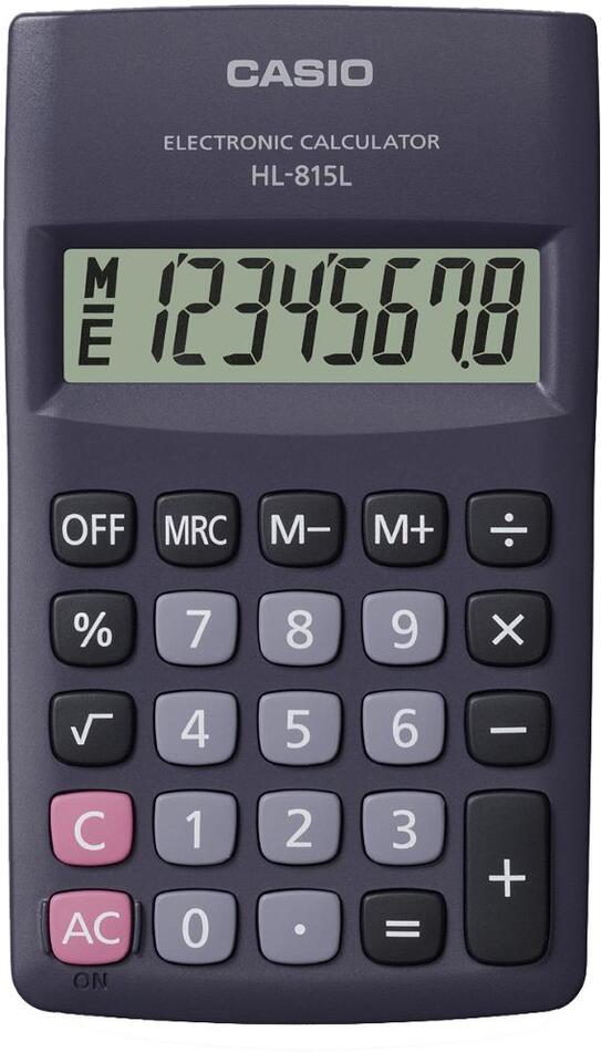 Kalkulačka Casio HL 815L BK černá