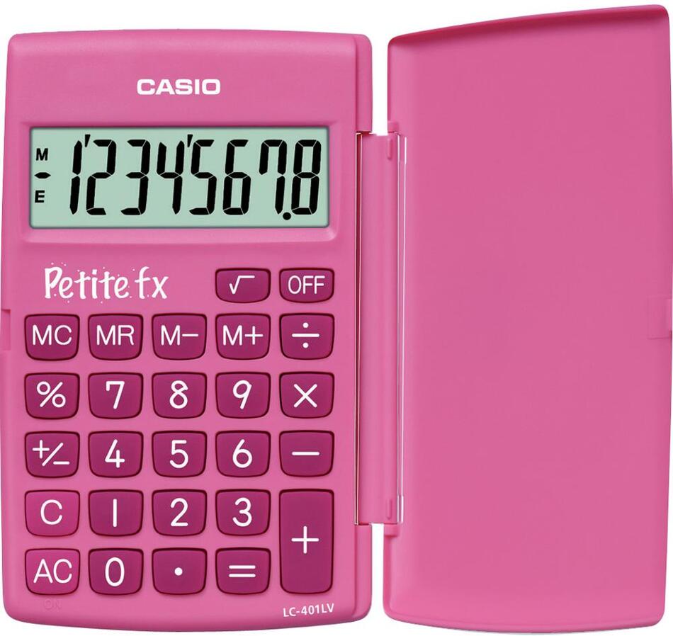 Školní kalkulátor Casio LC 401 LV/ PK pink petite FX