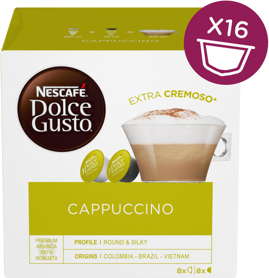 NESCAFÉ® Dolce Gusto® Cappuccino kávové kapsle 16 ks