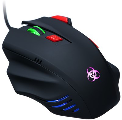 Myš Connect IT Biohazard / optická / 7 tlačítek / 3200dpi - černá