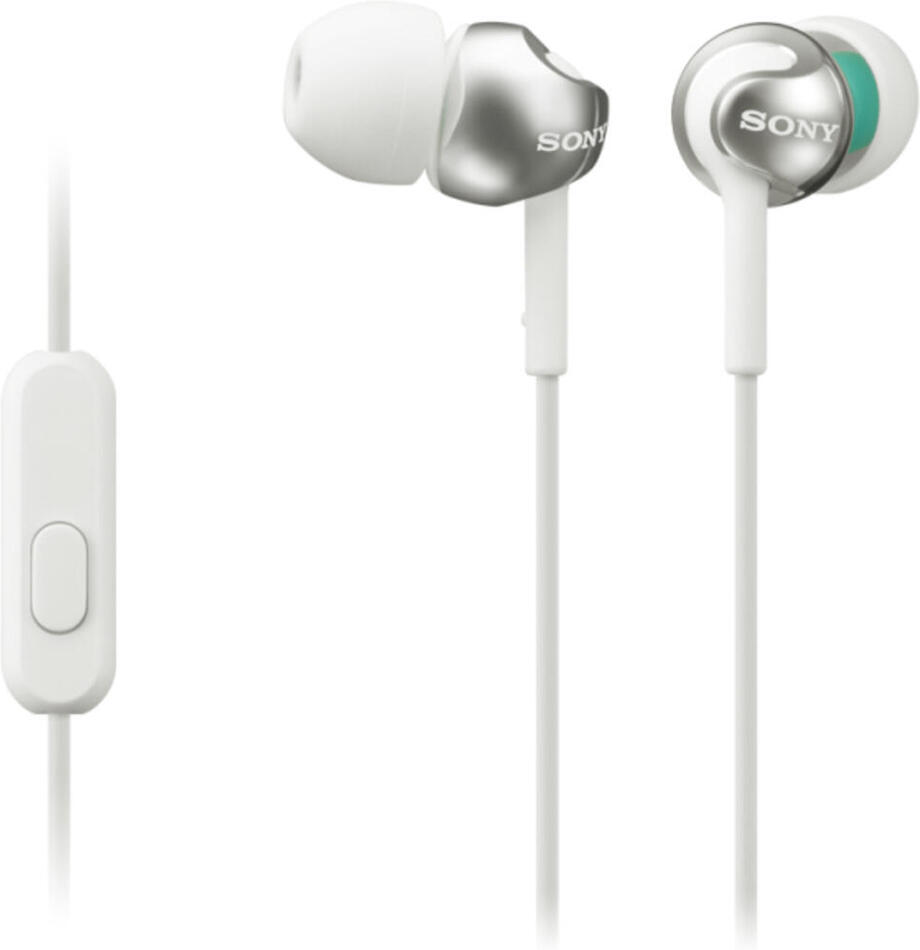 Sluchátka Sony MDR-EX110AP - bílá