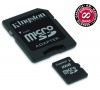 Paměťová karta Kingston Micro SD 2GB + adapter