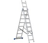 Žebřík G21 3-dílný, 510 cm