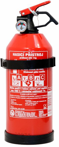 Hasicí přístroj COMPASS 01531 8A/34B/C ABC 1kg práškový