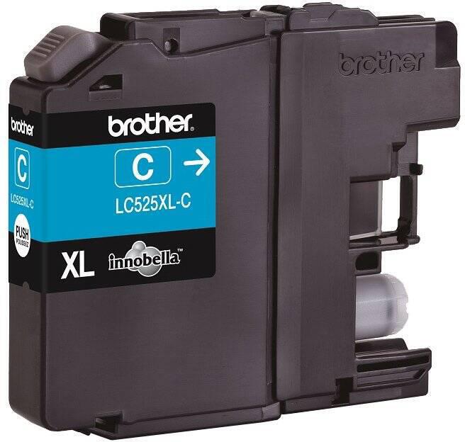 Brother LC-525XLC (inkoust cyan, 1 300 str.@ 5% draft) (LC525XLC)