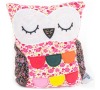 Plyšová hračka ALBI Hooty - sova patchwork spící