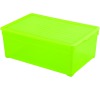 Úložný box Textile 45 l-transp. zelená CURVER