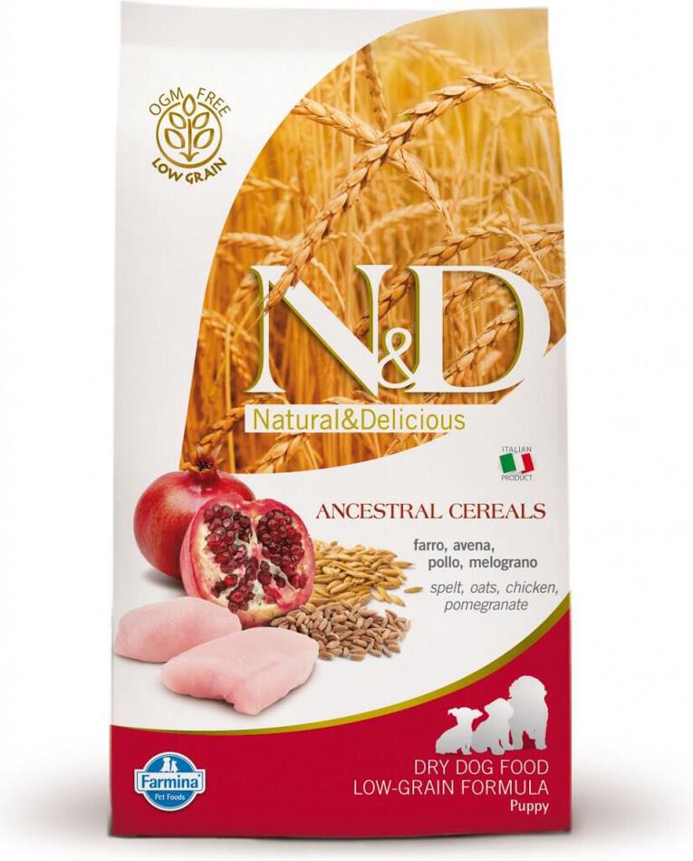Granule pro psy N&D Low Grain Puppy Chicken & Pomegranate, 12kg
