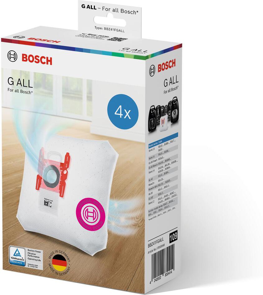 Sáčky do vysavače BOSCH BBZ41FGALL