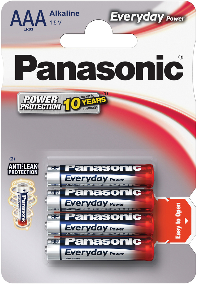 Baterie Panasonic LR03 4BP AAA Ev Power