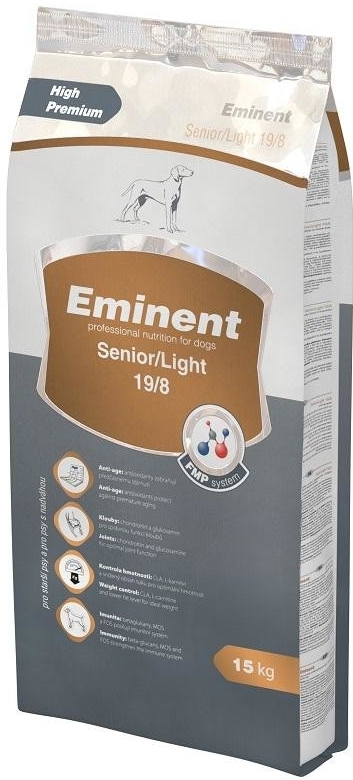 Granule Eminent Senior Light High Premium, 15 kg
