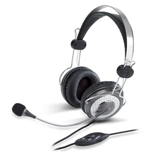Headset Genius HS-04SU - černý/stříbrný