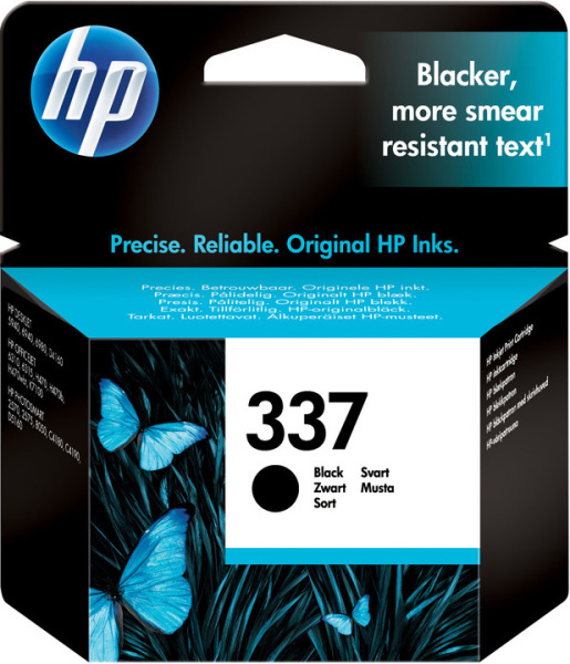 Inkoustová náplň HP 337, 400 stran - černá