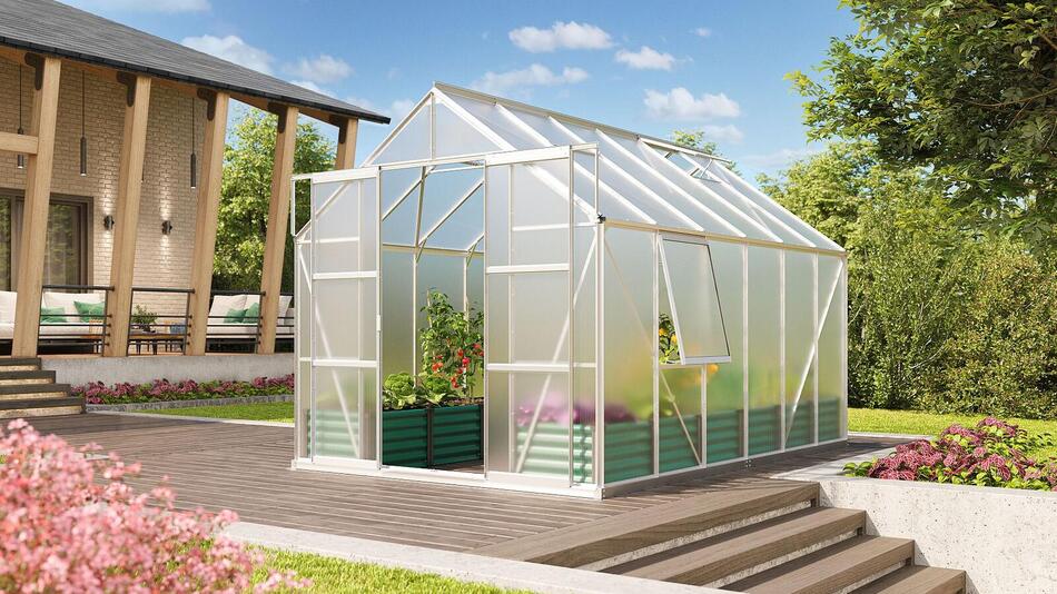 Skleník VITAVIA URANUS 9900 PC 4 mm stříbrný LG183