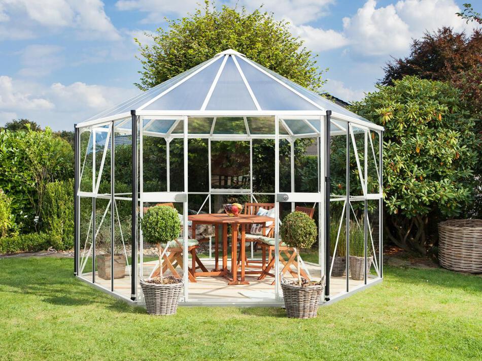 Zahradní pavilon VITAVIA HERA 9000 stříbrný LG55