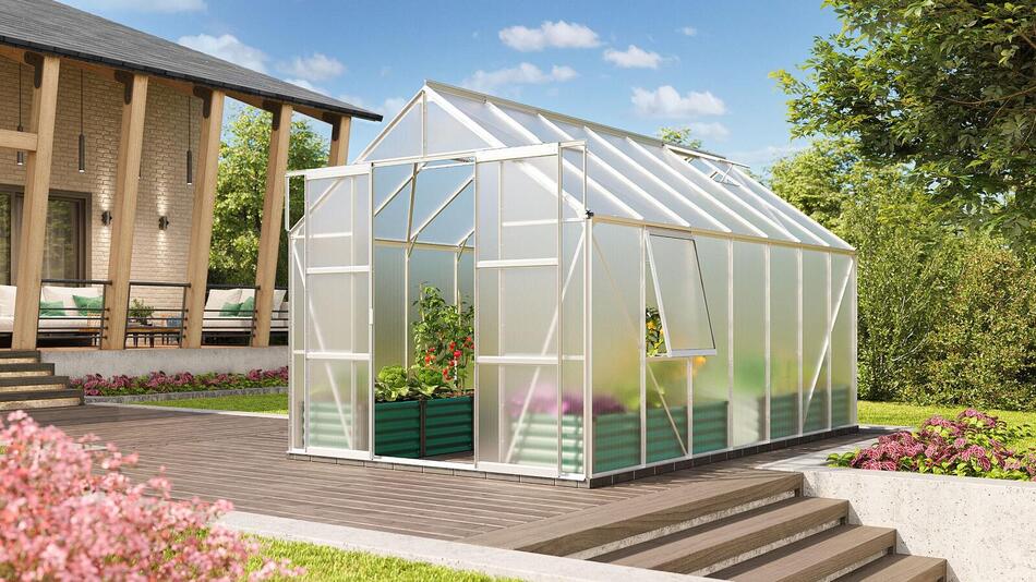 Skleník VITAVIA URANUS 11500 PC 6 mm stříbrný LG188