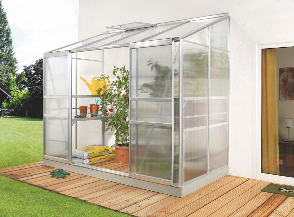 Skleník VITAVIA IDA 3300 PC 6 mm stříbrný LG222