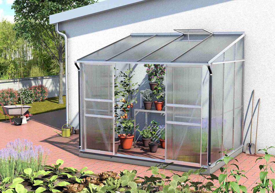 Skleník VITAVIA IDA 5200 PC 4 mm stříbrný LG298