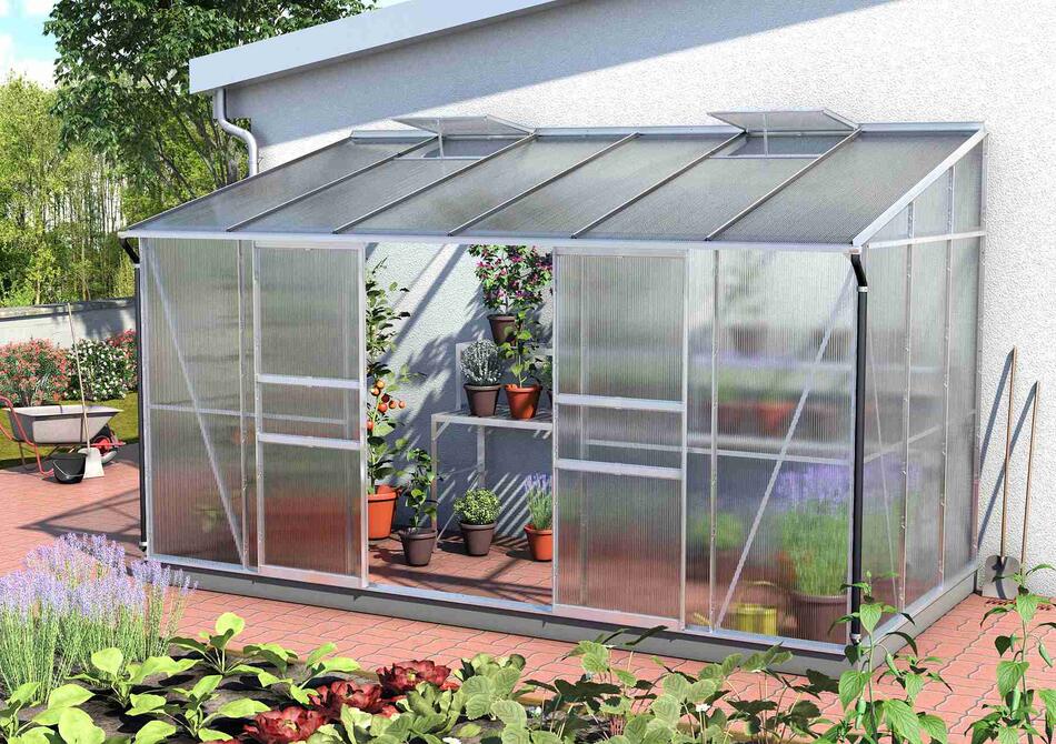 Skleník VITAVIA IDA 7800 PC 6 mm stříbrný LG302