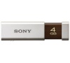 Flash USB Sony USM4GLX 4GB USB 2.0 stříbrný