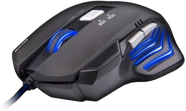 Myš C-Tech Akantha GM-01 / optická / 6 tlačítek / 2400dpi - černá