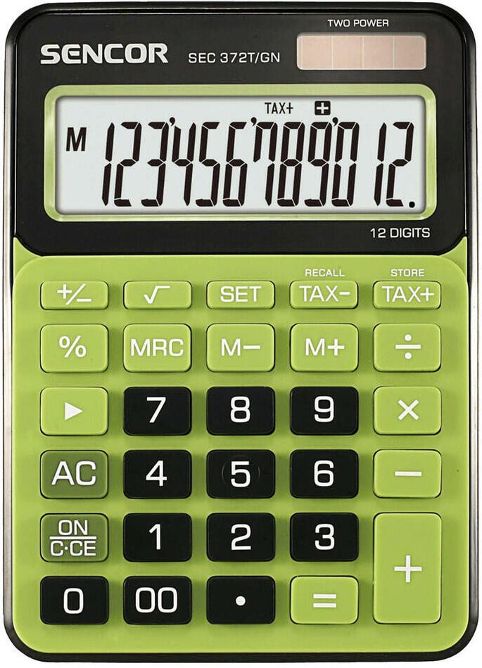 Kalkulačka Sencor SEC 372T/GN
