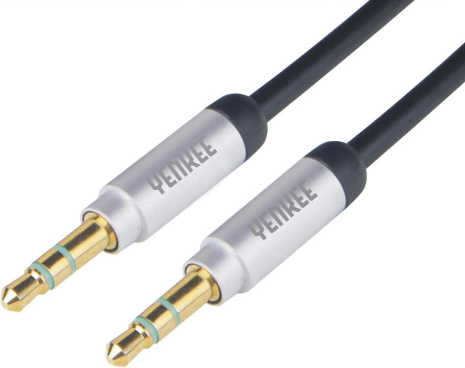 AV kabel Yenkee YCA 202 BSR kabel AUX M/M 2m kov.