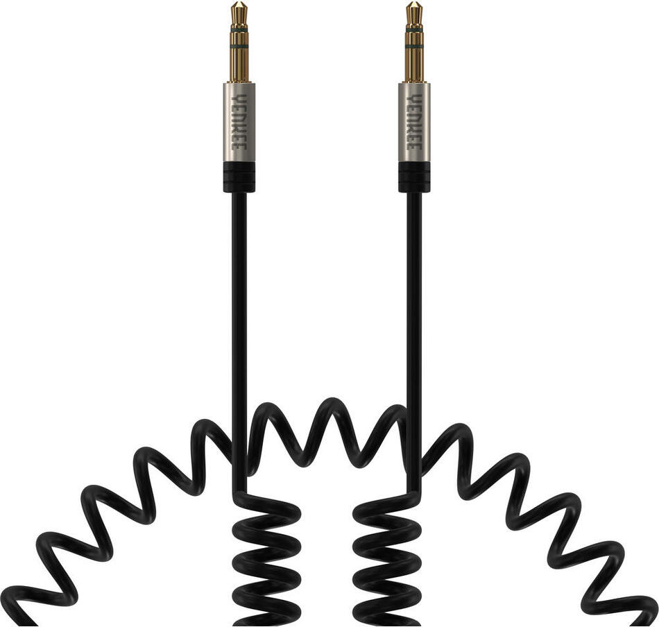 AV kabel Yenkee YCA 402 BSR kabel AUX M/M 2m kov.