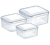 Dóza Tescoma FRESHBOX 3 ks, 0,4 - 0,7 - 1,2 l, čtvercová