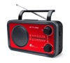 Radiopřijímač MUSE M-05, červený