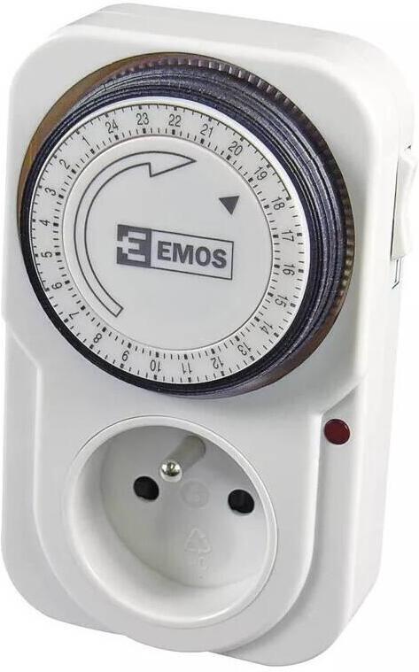 Emos časovač – mechanická spínací zásuvka TS-MD3 (P5502)