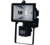 Halogenový reflektor 150W s PIR senzorem černý