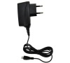 Nabíjecí adaptér, kabel microUSB, 1000mA max., AC 230V, černý  DC38