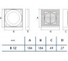 Okenní souprava Cata B-12