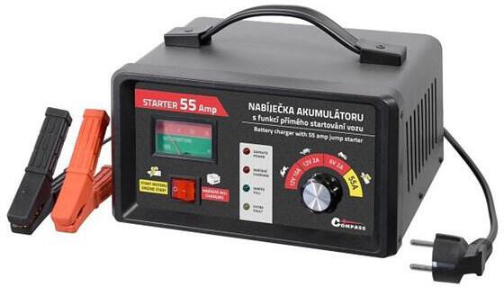 Nabíječka akumulátorů COMPASS 07156 6/12V 2/10/55A
