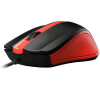 Myš C-Tech WM-01R / optická / 3 tlačítka / 1200dpi - červená