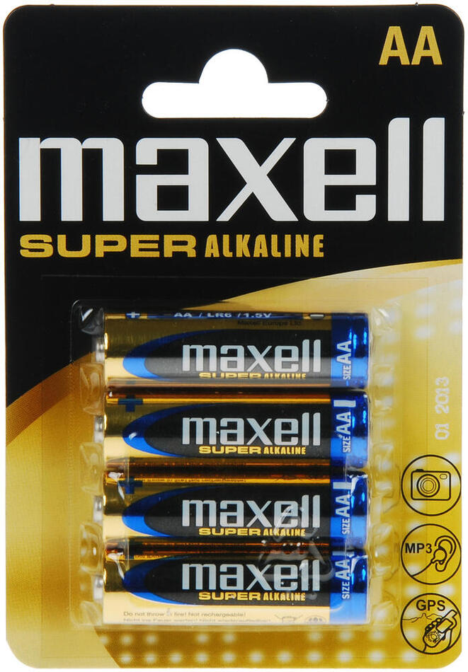 Tužková baterie Maxell LR6 4BP AA Super Alk