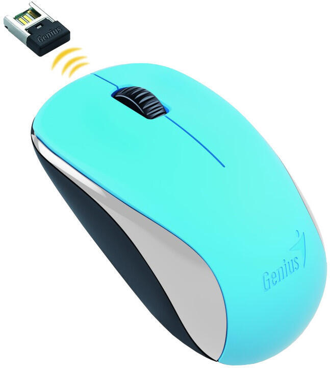 Myš Genius NX-7000 / optická / 3 tlačítka / 1200dpi - modrá