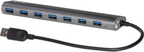 USB Hub i-tec USB 3.0 / 7x USB 3.0 - černý