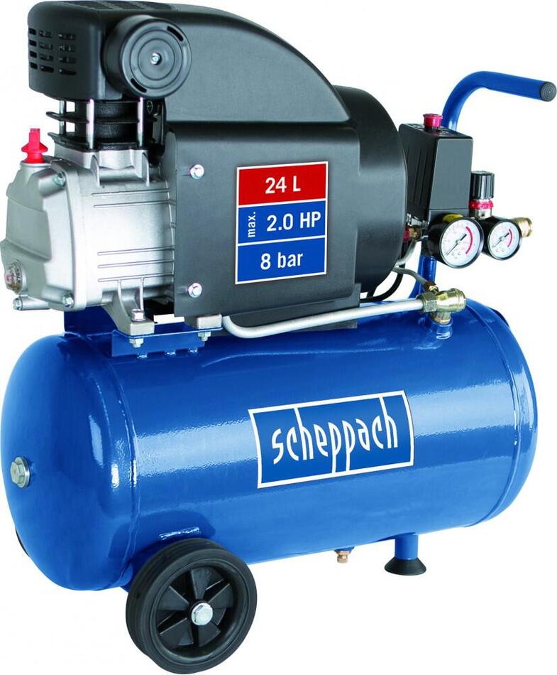 Olejový kompresor Scheppach HC 25, 24 l