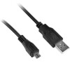 Kabel GoGEN USB/micro USB, 1,5m - černý