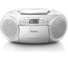Radiomagnetofon s CD Philips AZ328, bílý