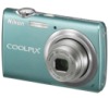 Fotoaparát Nikon CoolPix S220 zelený (mint)