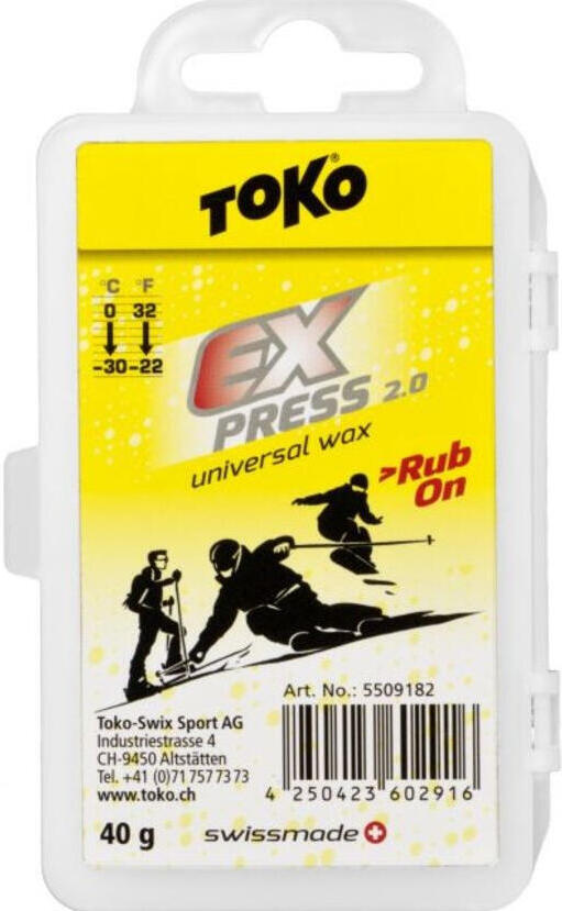 Toko skluzný vosk Express Rub on 40g 2018-2019