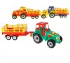 Traktor Farmer s valníkem plast 50cm v síťce
