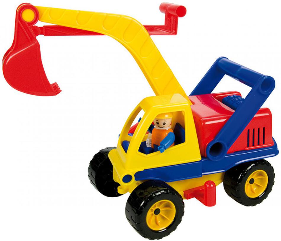 Auto bagr Lena s figurkou aktivní plast 35cm 24m+