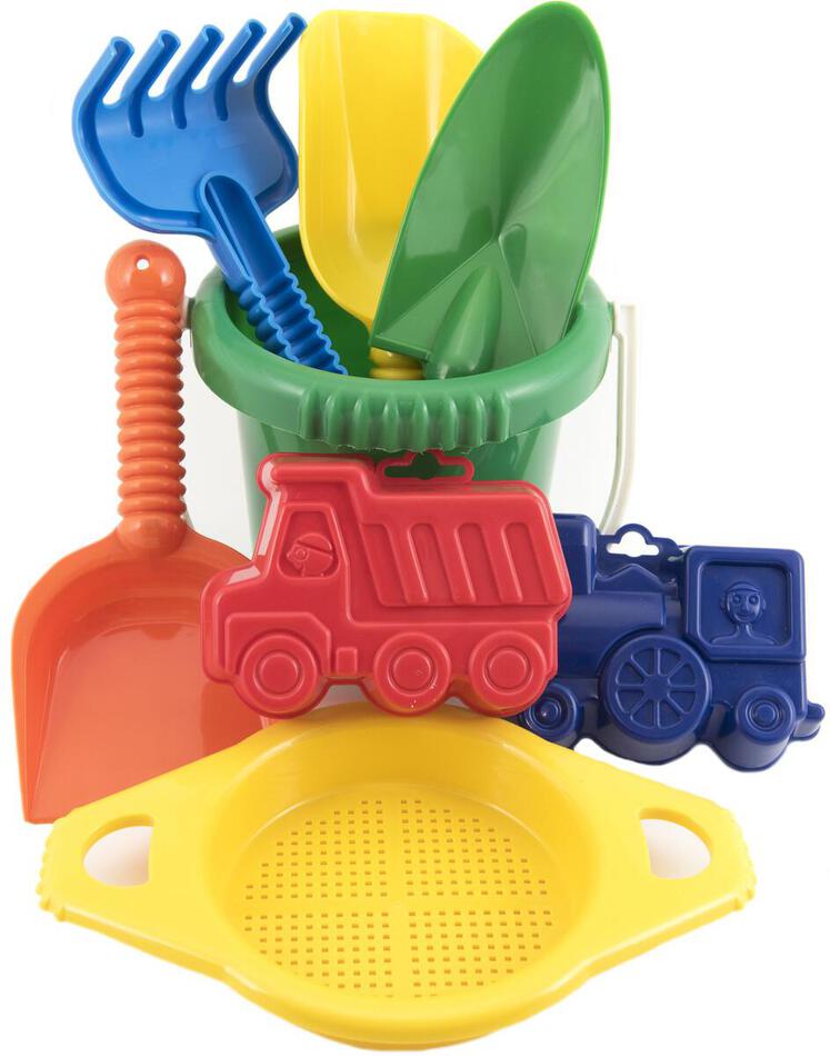 Kbelík Teddies sítko lopatka 2 bábovky