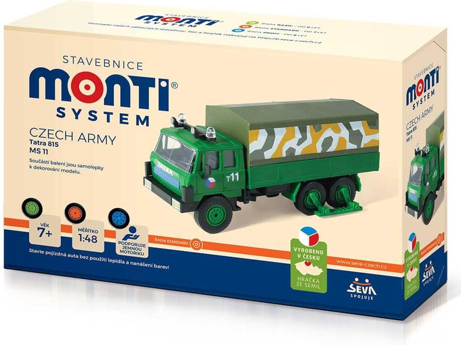 Stavebnice Seva Monti Systém 11 Czech Army Tatra 815 1:48