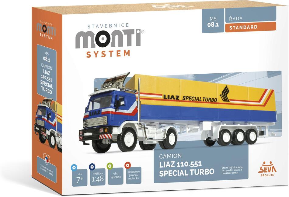 Stavebnice Seva Monti System MS 08.1 - Liaz Kamion 1:48
